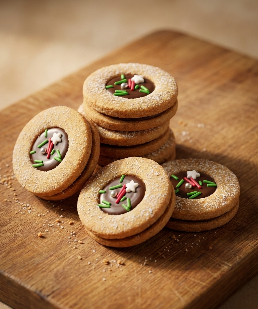 Linzer Cookies (Pack of 6)